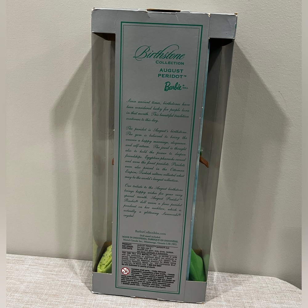 Barbie 2004 Birthstone collection August Peridot - Picture 2 of 6